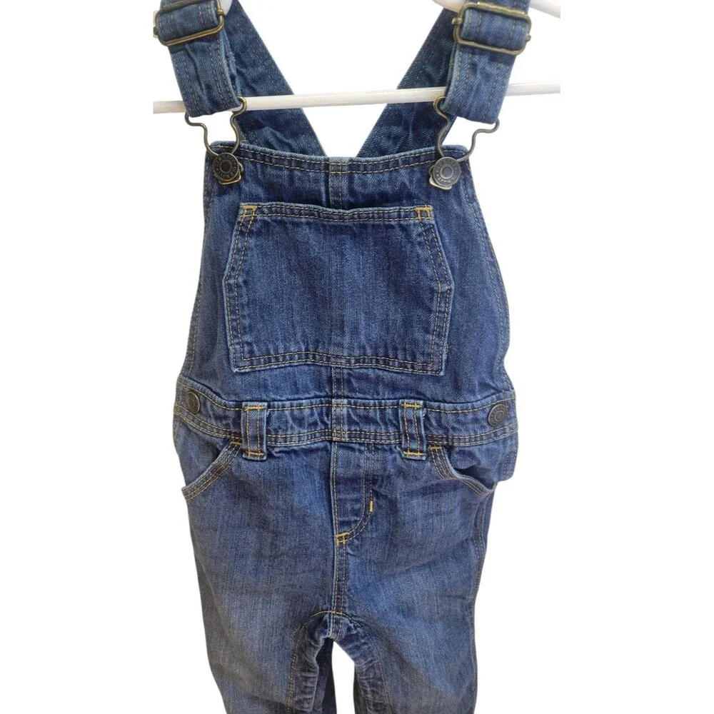 Old Navy 18-24 months Baby‎ Overalls Jeans Snap Button Legs Pockets Adjusts 2018